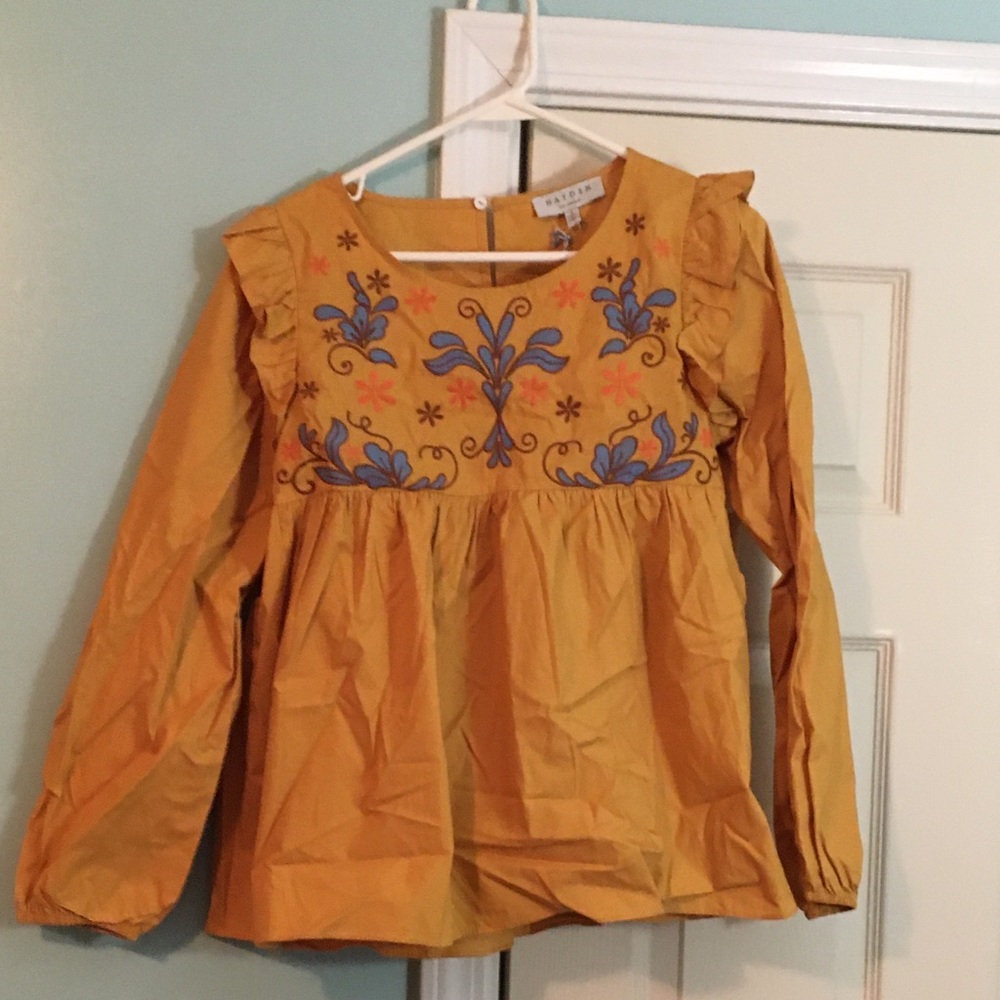 Embroidered top